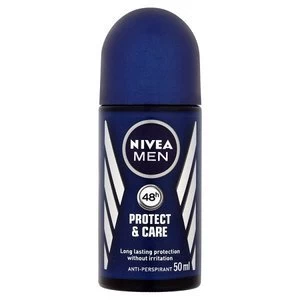 Image of NIVEA MALE PROTECT and CARE ROLL ON 50ML