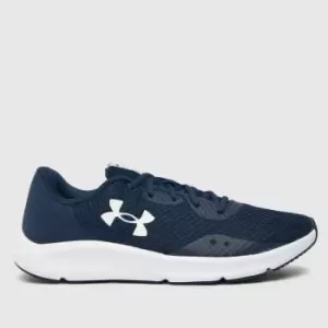Image of Under Armour Navy Charged Pursuit 3 Trainers