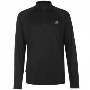 Image of Karrimor Quarter Zip Running Top Mens - Black