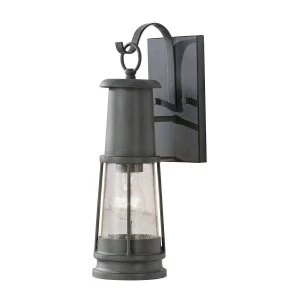 Image of 1 Light Outdoor Wall Lantern Storm Cloud IP44, E27