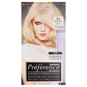 Image of Preference Blondissimes 03 Lightest Ash Blonde Hair Dye Blonde