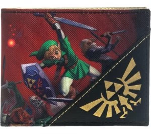 Image of NINTENDO Zelda Ocarina of Time Bifold Wallet - Red