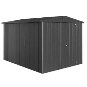 Image of Biohort Europa Size 6 Metal Shed 8' x 10' - Dark Grey