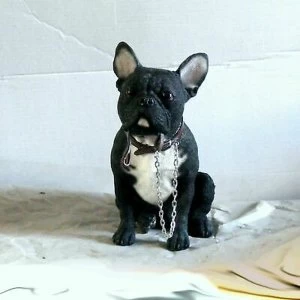 Image of Walkies French Bulldog Black & White Sitting By Leonardo