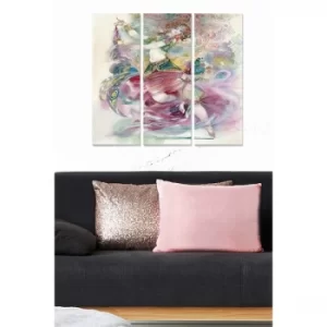 Image of MDF1339448 Multicolor Decorative MDF Painting (3 Pieces)