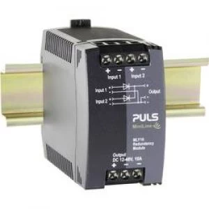 Image of Rail mounted redundancy DIN PULS MLY10.241 10 A No. of outputs 1 x