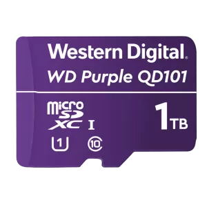 Image of Western Digital WD Purple QD101 1TB MicroSDXC Memory Card WDD100T1P0C