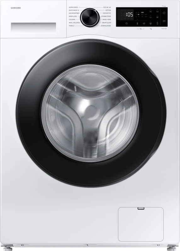 Image of Samsung Series 5 AI Energy WW80FG5L32AEEU 8kg WiFi Connected Washing Machine with 1200 rpm - White - A Rated, White