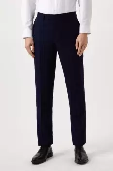 Image of Slim Fit Navy Pinstripe Suit Trouser