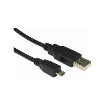 Image of USB2 Cable Type A to Micro B Black 1m - Truconnect