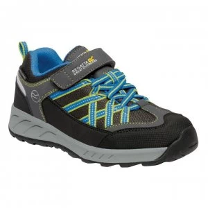 Image of Regatta Samaris V JNR Waterproof Walking Shoes - Briar/FrBlue