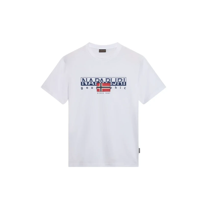 Image of T-Shirt Napapijri Aylmer Blanc Male S