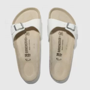 Image of BIRKENSTOCK White Madrid Sandals