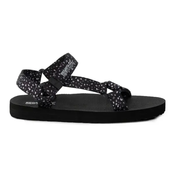 Image of Regatta Womens Vendeavour Lightweight Sandals UK Size 5 (EU 38) Black White Polka Dot RWF811-WKT-5