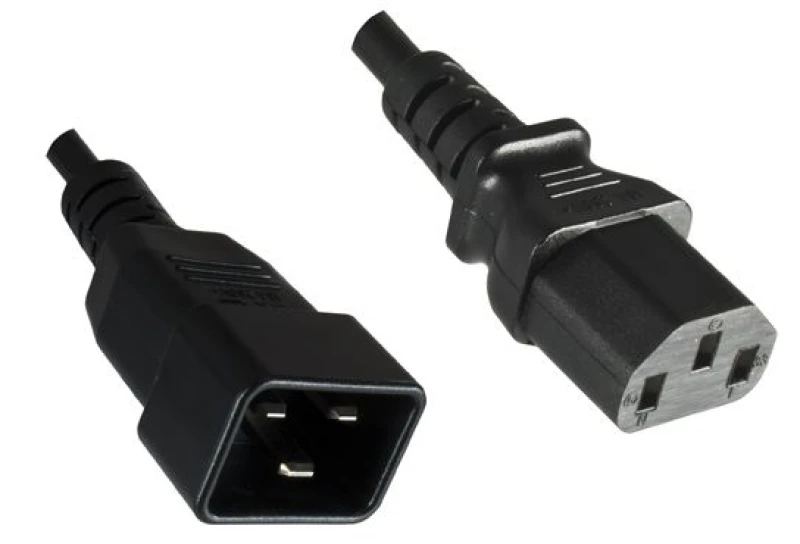 Image of Microconnect PE030610 power cable Black 1m C13 coupler C20 coupler