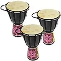 Image of A-Star Djembe BDJ555PK Multicolour Pack of 3