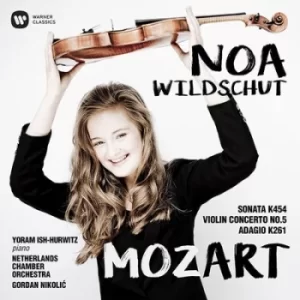 Image of Mozart Sonata K454/Violin Concerto No 5/Adagio K621 by Wolfgang Amadeus Mozart CD Album