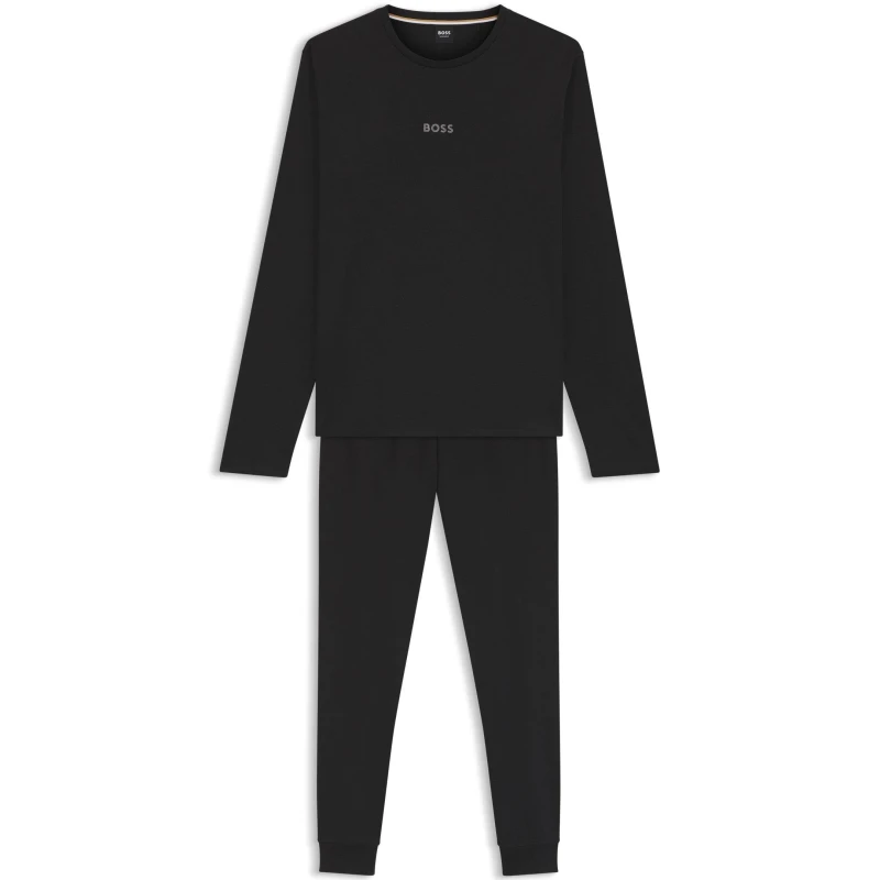 Image of Boss Xmas Long Set 10251231 01 Black 001 male S