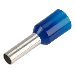 Image of TruConnect Bootlace Ferrules 2.5mm Blue Pack of 100
