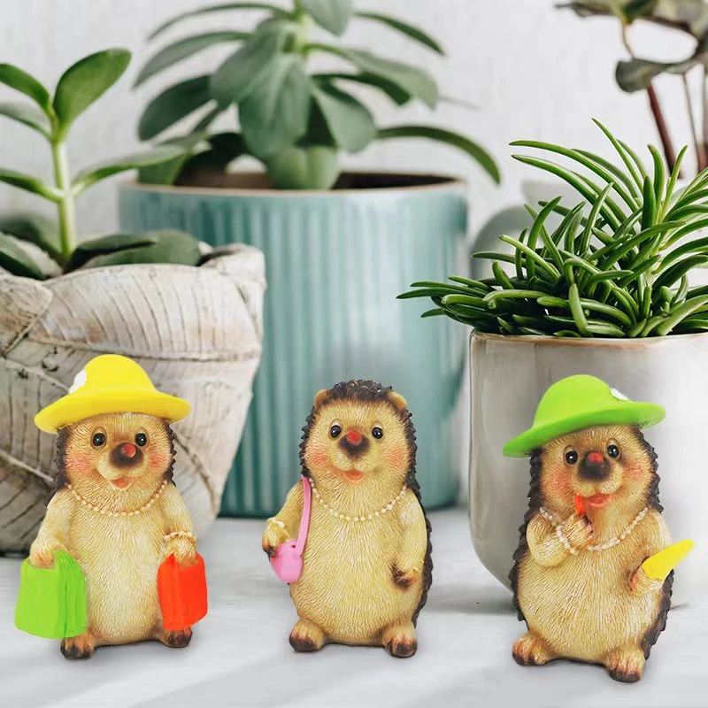 Image of Avilo Set of 3 Hedgehog Ladies