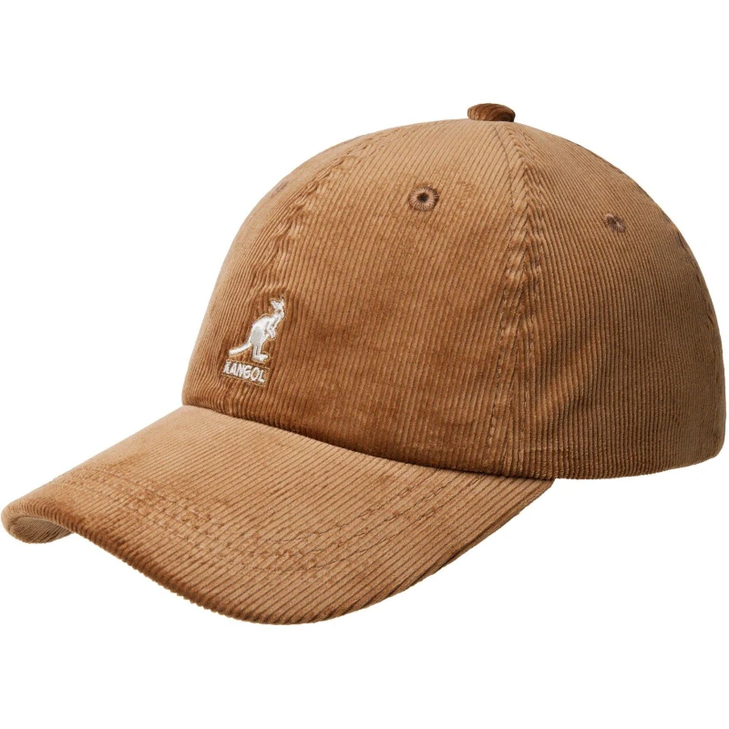 Image of Kangol Adults Cord Baseball Cap Wood unisex One Size