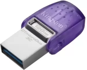 Image of Kingston 128GB DataTraveler microDuo 3C USB Flash Drive