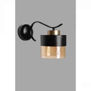 Image of Yeni oskar siyah bal caml? aplik Black Wall Lamp