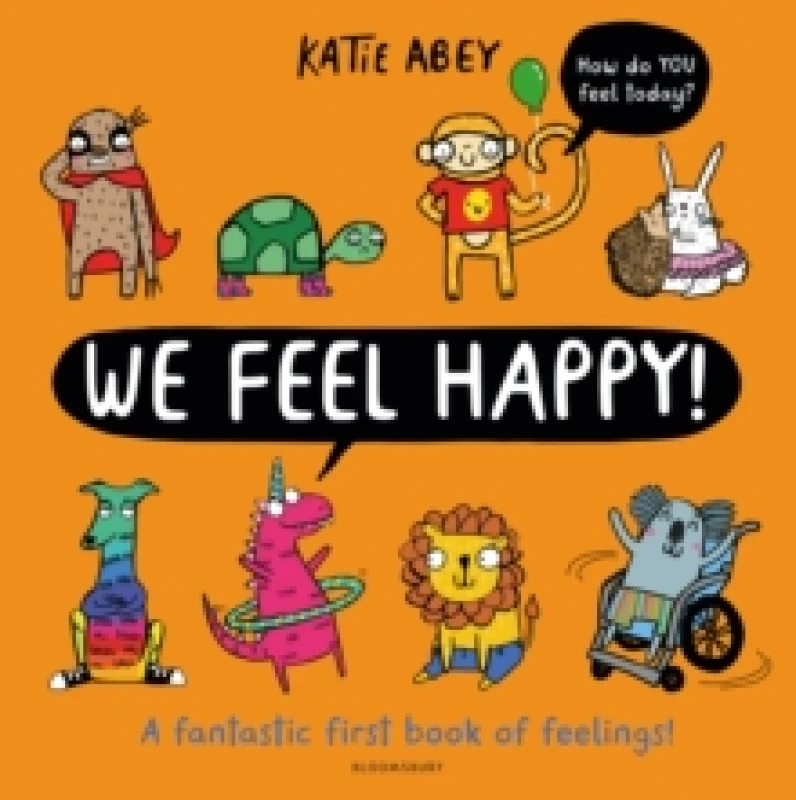 Image of Katie Abey We Feel Happy Book Multi unisex