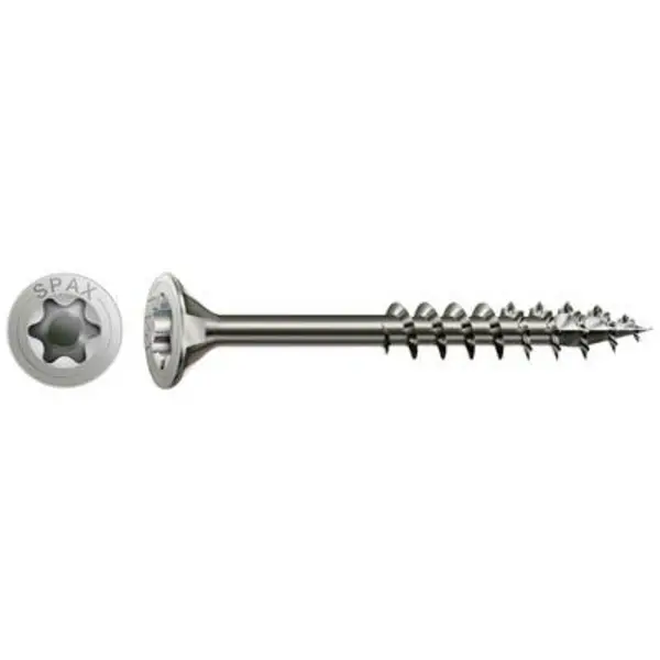Image of SPAX SPAX 0197000600803 Wood screw 6mm 80 mm T-STAR plus Stainless steel A2 100 pc(s) 0197000600803