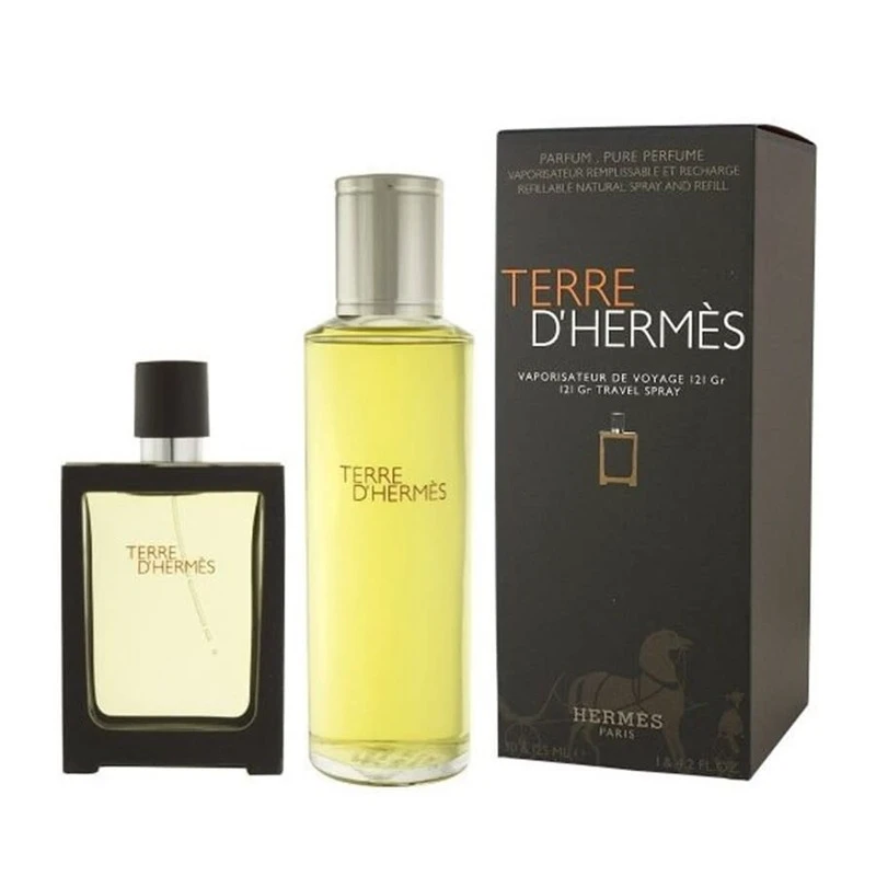 Image of HermEs Terre d'HermEs Gift Set 30ml Eau de Parfum + 125ml Eau de Parfum Refill