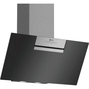 Image of Neff D85IEE1S0B 80cm Angled Chimney Cooker Hood