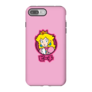 Image of Nintendo Super Mario Peach Kanji Phone Case - iPhone 7 Plus - Tough Case - Gloss