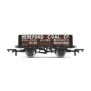 Image of Hornby 5 Plank Wagon 'Hereford Coal Company' No. 35 Era 2 Model Train