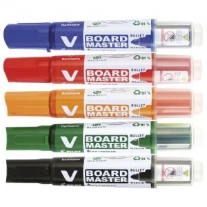 Image of Pilot Vboard Master Bullet Tip Medium Assorted PK5
