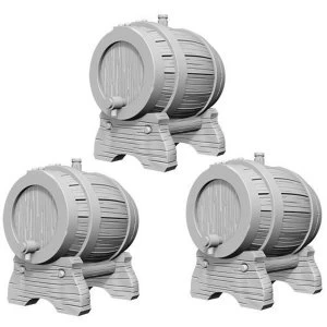 Image of WizKids Unpainted Miniatures Keg Barrels
