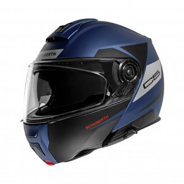 Image of Schuberth C5 Eclipse Blue Black Modular Helmet Size XL