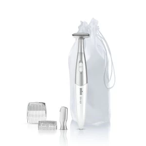 Image of Braun BRAFG1100W Silk-Epil 3-in-1 Bikini Styler - White