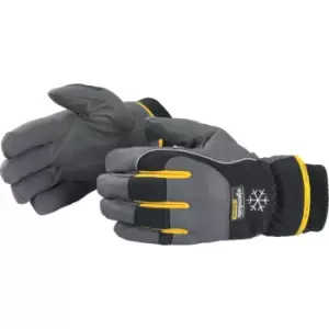 Image of 9126 Tegera Pro Microthan+ Black/Grey Cold Resistant Gloves - Size 9