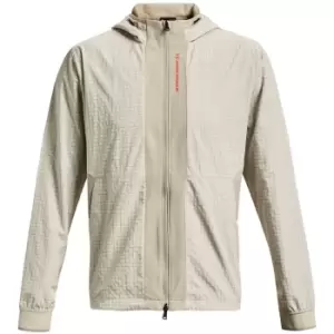 Image of Under Armour Rush Legacy Windbreaker Jacket Mens - Cream