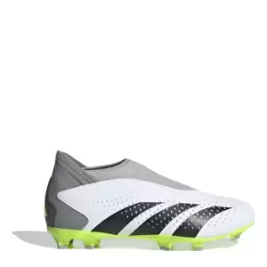 Image of adidas Predator.3 Firm Ground Football Boots Junior Boys - White
