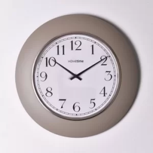 Image of HOMETIME Matt Grey Wall Clock 30cm