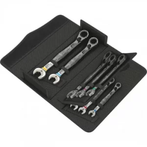 Image of Wera 8 Piece Joker Combination Ratchet Spanner Set Imperial
