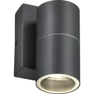 Image of Knightsbridge - GU10 Fixed Single Wall Light with Photocell Sensor - Anthracite 230V IP54 20W