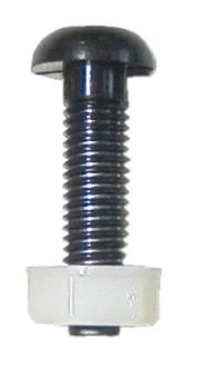 Image of Number Plate Screw & Nut - Black - M6 x 23mm PWN627 WOT-NOTS
