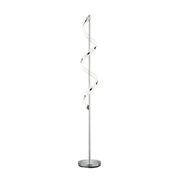 Image of Sydney Modern LED Integrated Floor Lamp Chrome 3000K