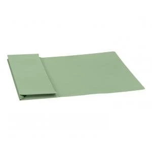 Image of Elite Document Wallet Full Flap 315gsm Capacity 35mm Foolscap Green