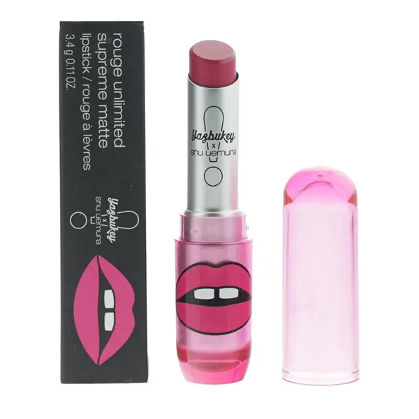 Image of Shu Uemura Rouge Unlimited Supreme Matte Yazbukey Rose Flows Lipstick 3.4g