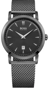 Image of Hugo Boss Watch Slim Ultra Round Mens D - Black