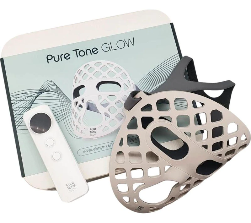 Image of PURE TONE Glow LED Light Therapy Face Mask - White 718603849925