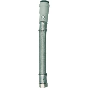 Image of Wickes Speedfit Flexible Connector with Isolating Valve - 22 x 19 x 300mm